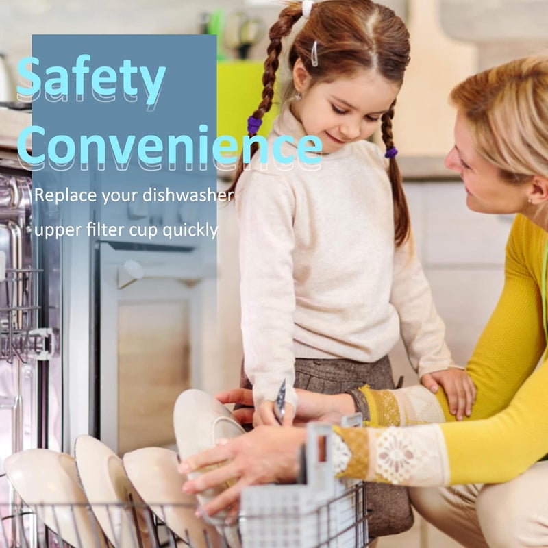 PETOX W10872845 Dishwasher Pump Filter Cup Replacement for Whirlpool Kenmore Amana Kitcheniad Dishwasher - Replace Part 8579307 W10142911 W10056425 W10056426 (Update Version) - Image 5